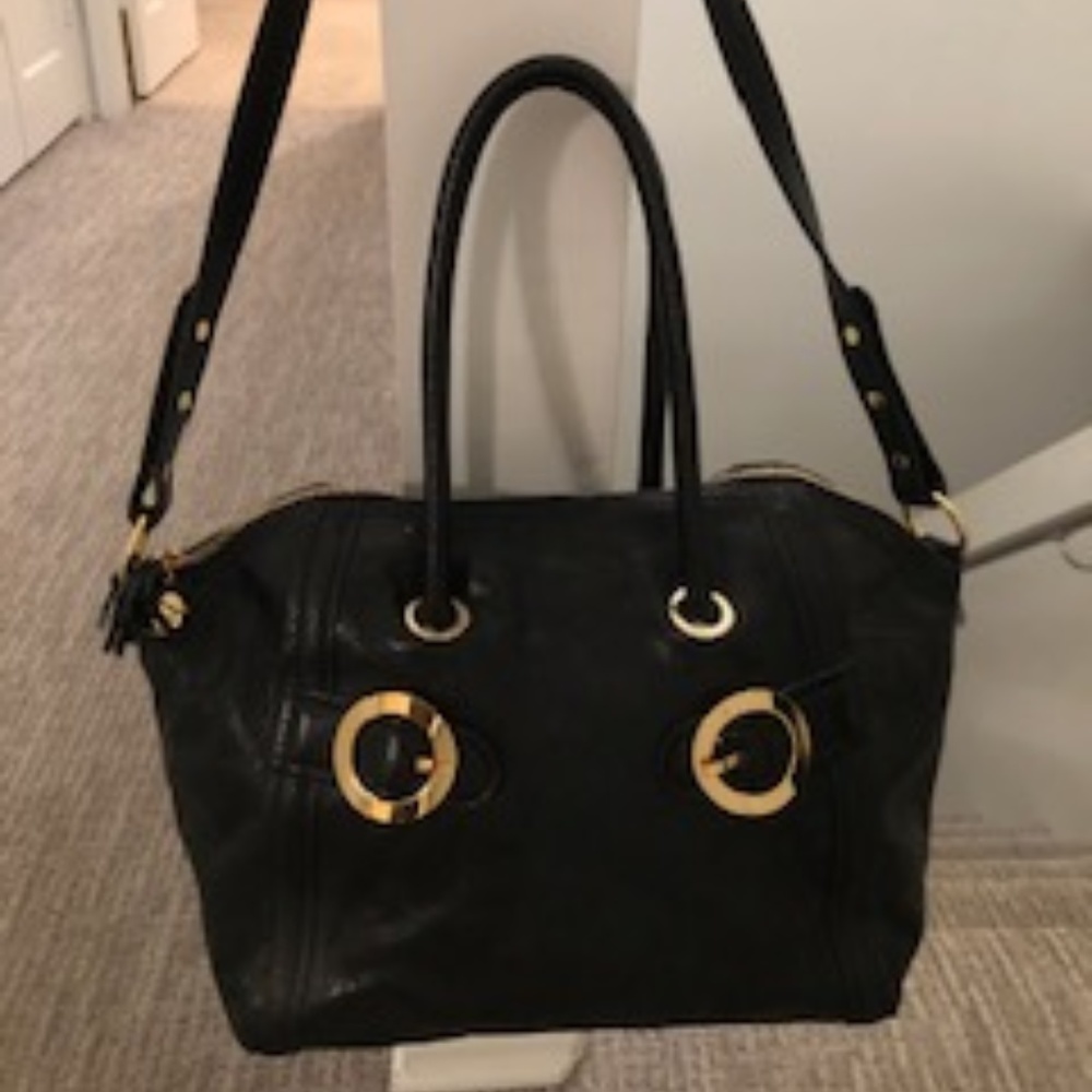 Milly Black Leather Bag